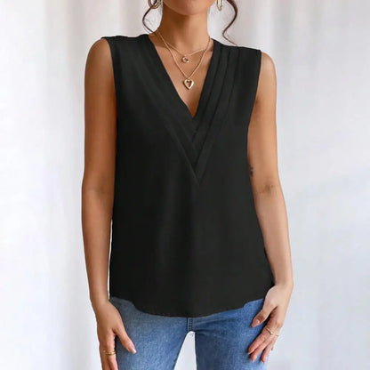 Ladies' Flowy V-Neck Tank Top