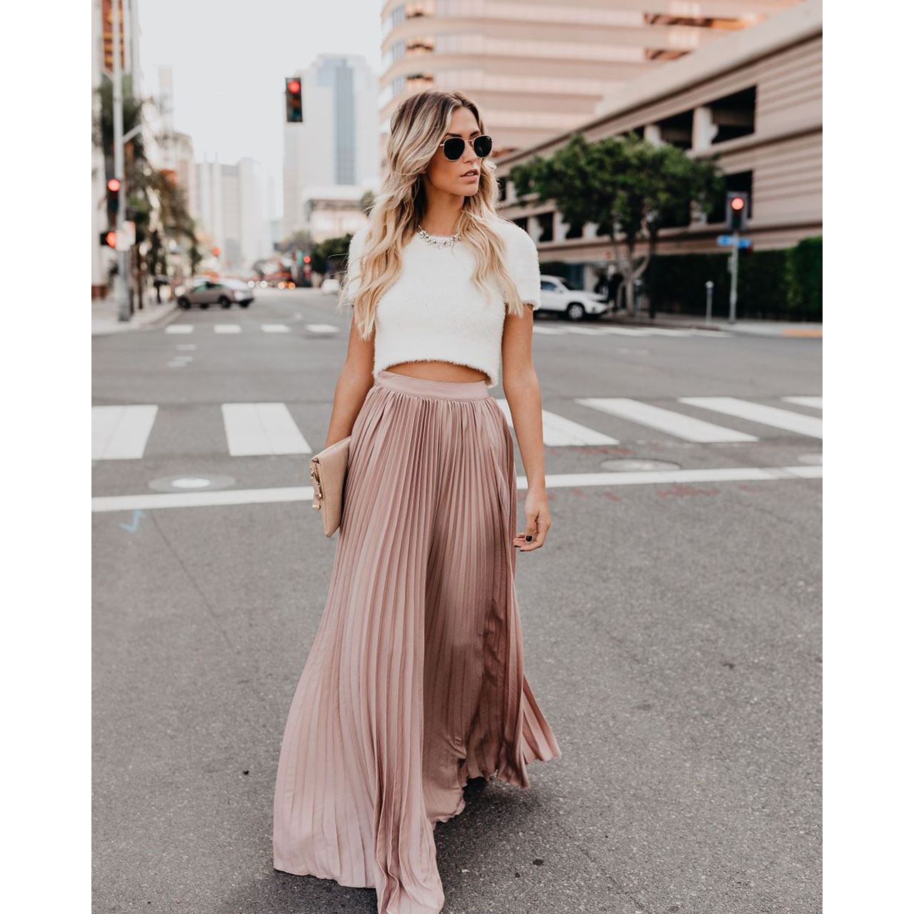 Flared Women's A-Line Skirt - Luxivelle