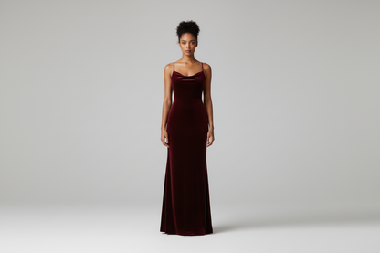 Elegant Women's Cold Shoulder Maxi Dress - Luxivelle
