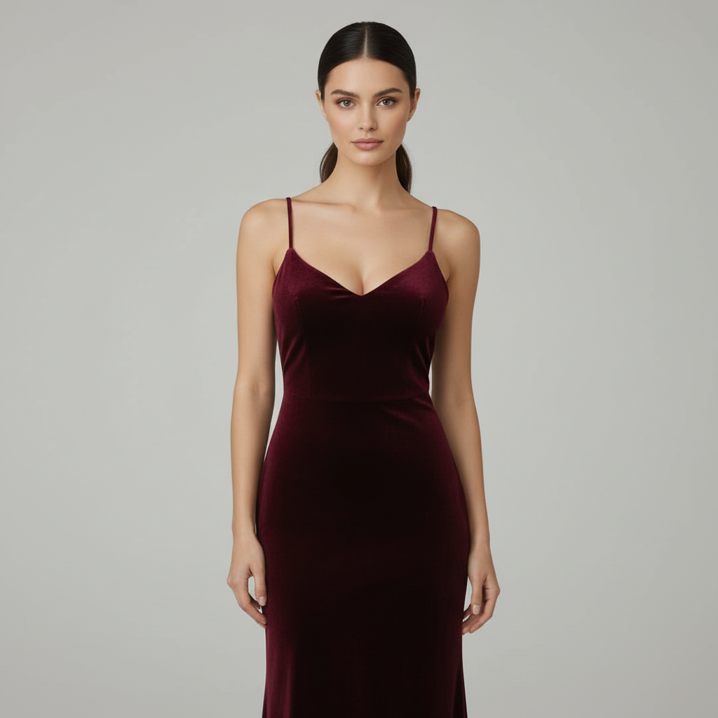 Elegant Women's Cold Shoulder Maxi Dress