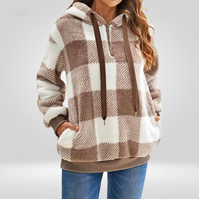 Daniela | Classic half zip hoodie
