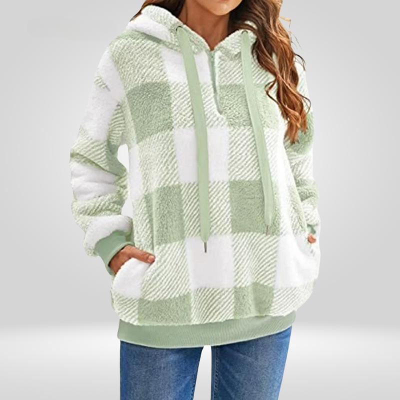 Daniela | Classic half zip hoodie