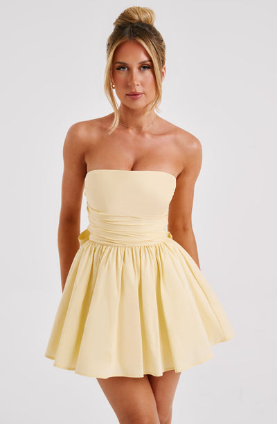 Daniela | Festive bustier mini dress