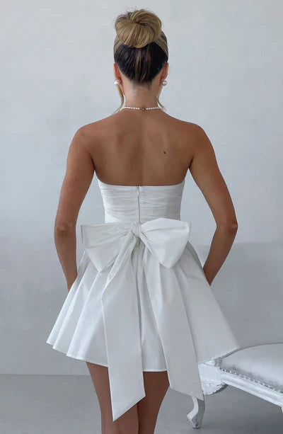 Daniela | Festive bustier mini dress