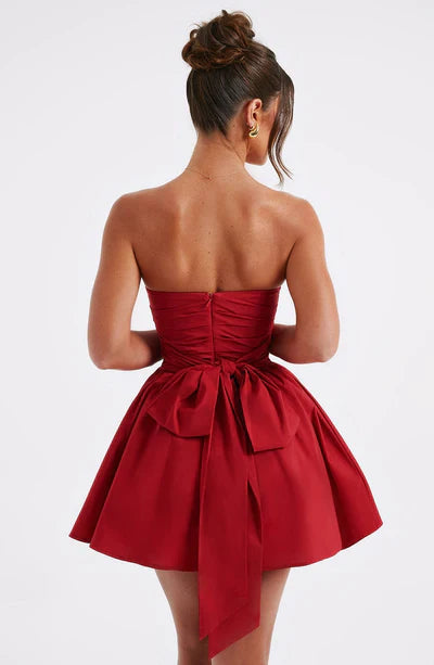 Daniela | Festive bustier mini dress