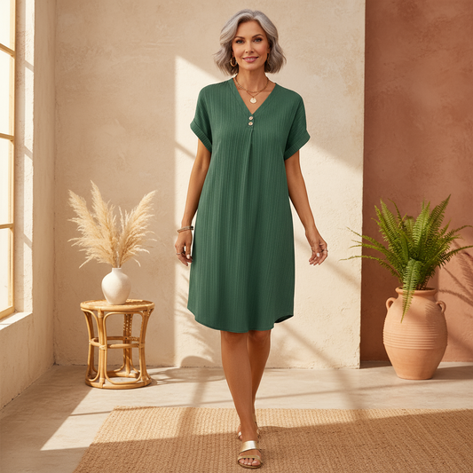 Sunny V-Neck Sundress for Women - Luxivelle
