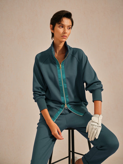 Plush Fleece Long Sleeve Zip Jacket