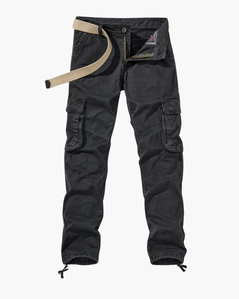 Men's Utility Pants Cotton Extra Pocket Work Trousers