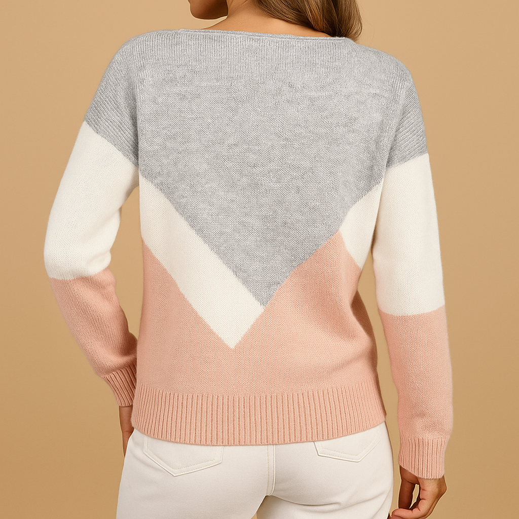 Soft Women's Crew Neck Knit Sweater