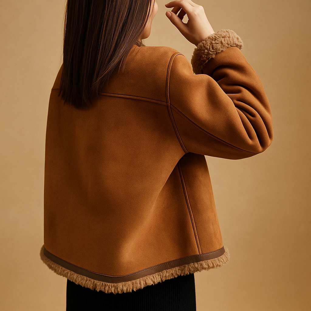 Soft Faux Suede Women's Coat