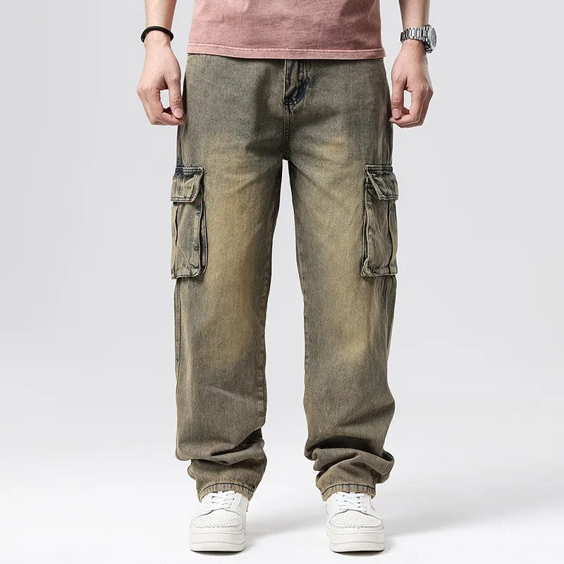 Luke | Denim Cargo Jeans