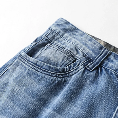 Luke | Denim Cargo Jeans