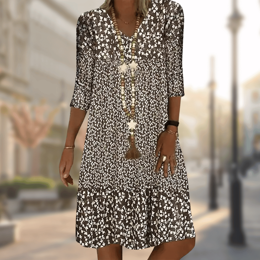 Solara Women's Dress - Elegant High-Quality Fabric, Versatile Summer Style-3