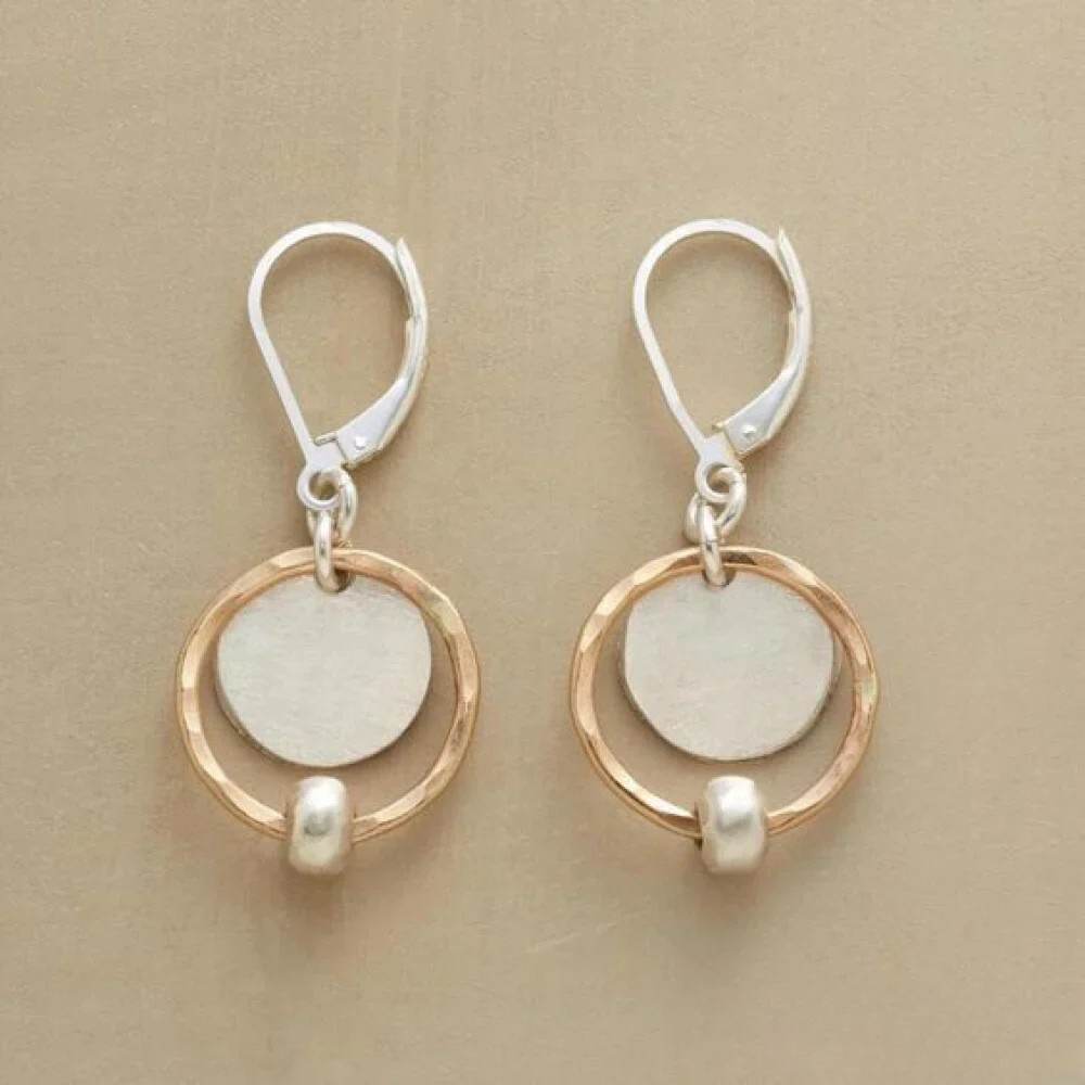Classic Pearl Drop Earrings with Rose Gold Finish - Luxivelle