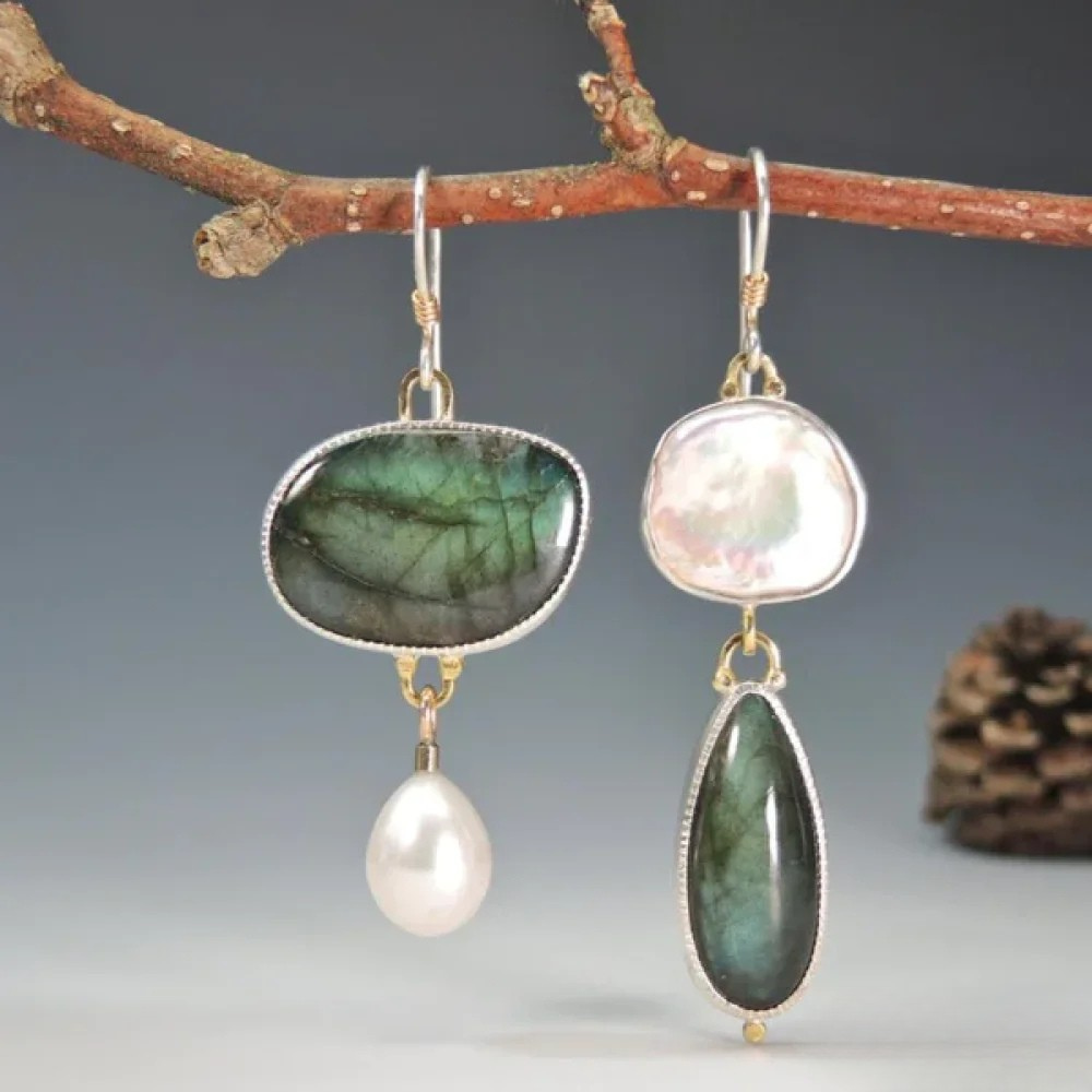 Vintage Beer Drop Earrings - Luxivelle