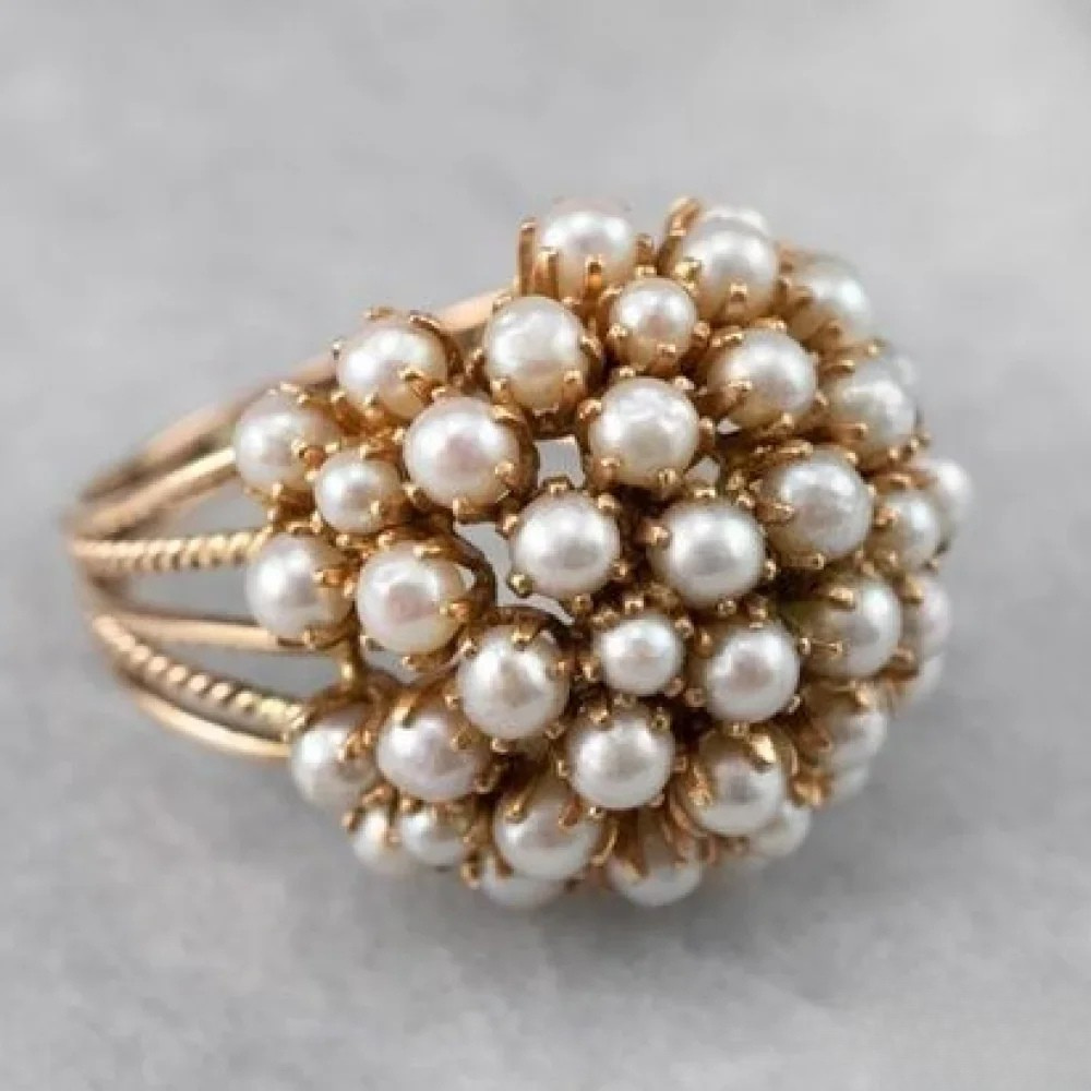 Luxury Mother of Pearl Ring - Luxivelle