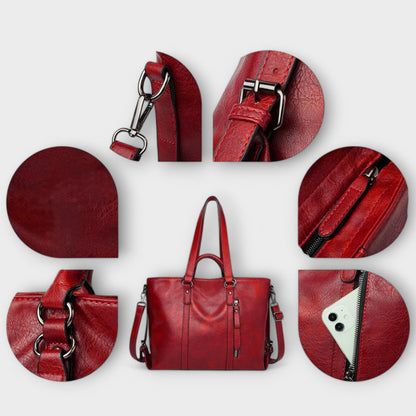 Big Luxury Leather Shoulder Bag