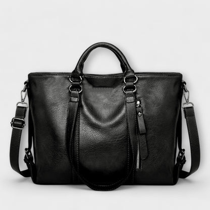 Big Luxury Leather Shoulder Bag