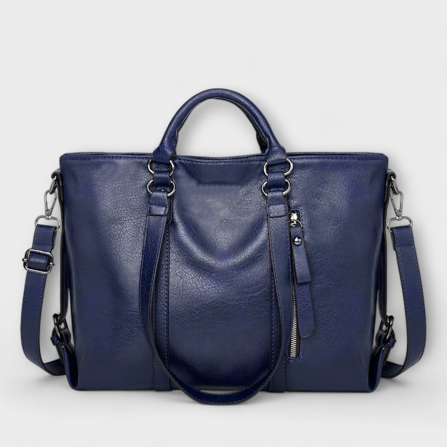 Big Luxury Leather Shoulder Bag