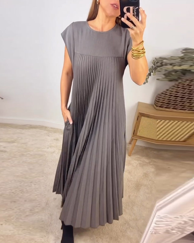 Flowy Long Sleeve Maxi Dress