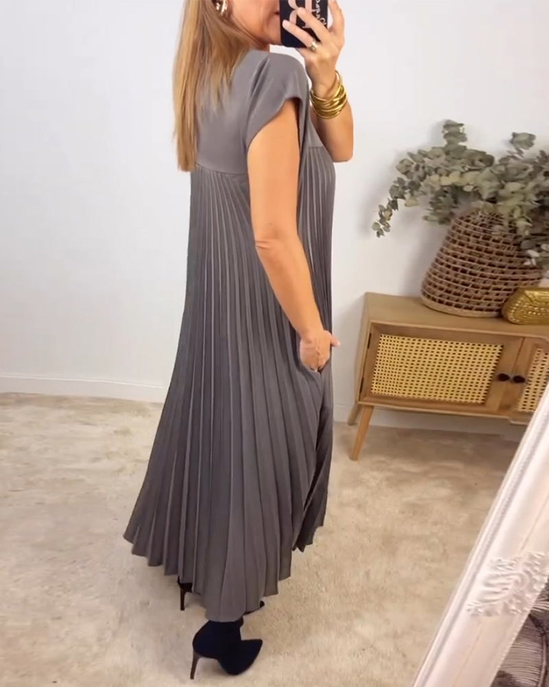 Flowy Long Sleeve Maxi Dress