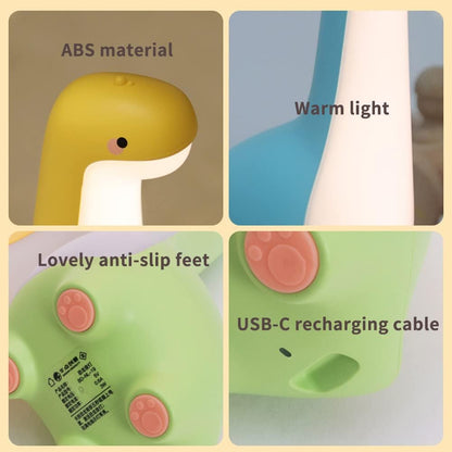 Colorful Kids Dinosaur Night Lamp