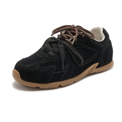 Classic Double Lace Suede Shoes