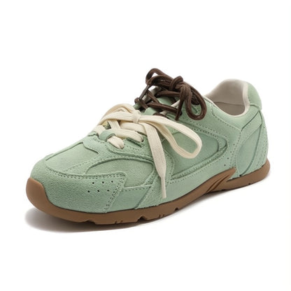 Classic Double Lace Suede Shoes