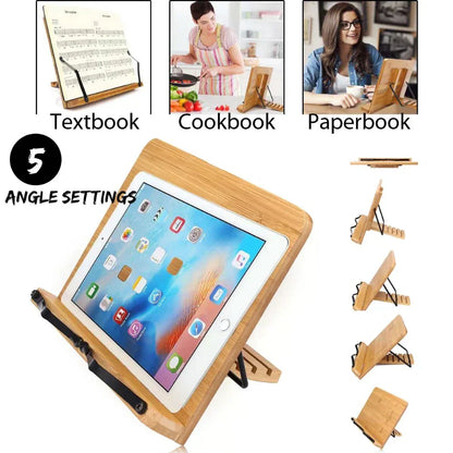 Compact Folding Book Rest – Adjustable Desk Holder