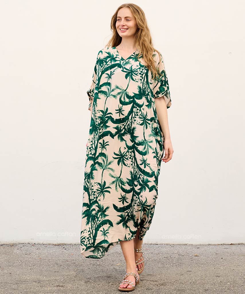Relaxed Fit Floral Beach Dress