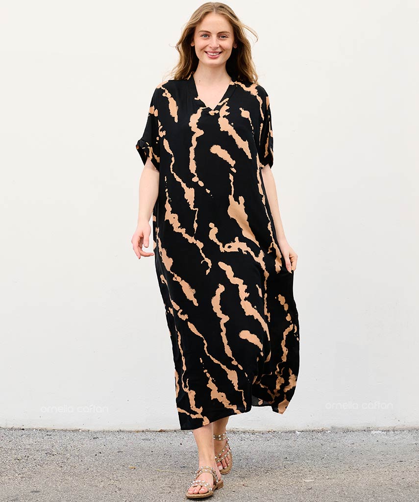 Relaxed Fit Maxi Beach Dress