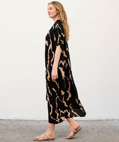 Relaxed Fit Maxi Beach Dress