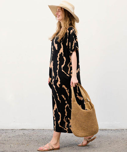 Relaxed Fit Maxi Beach Dress