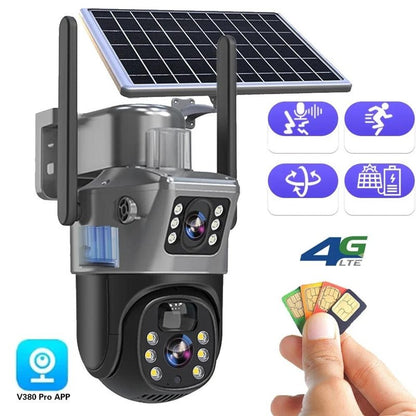 Wireless Outdoor 4K Security Camera with Solar Power