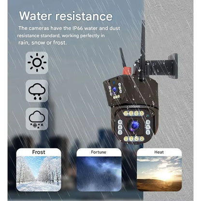 Wireless Outdoor 4K Security Camera with Solar Power