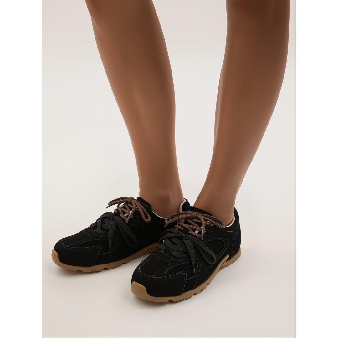 Classic Double Lace Suede Shoes