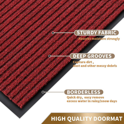Waterproof Entrance Door Mat with Rubber Backing