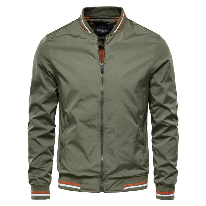 Men's Zip Up Flight Jacket