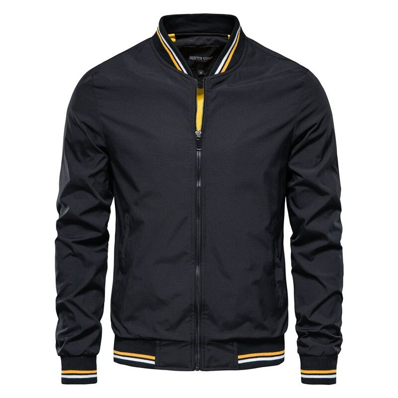 Men's Zip Up Flight Jacket - Luxivelle