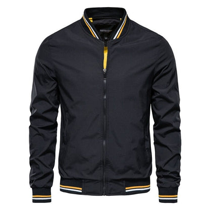 Men's Zip Up Flight Jacket - Luxivelle