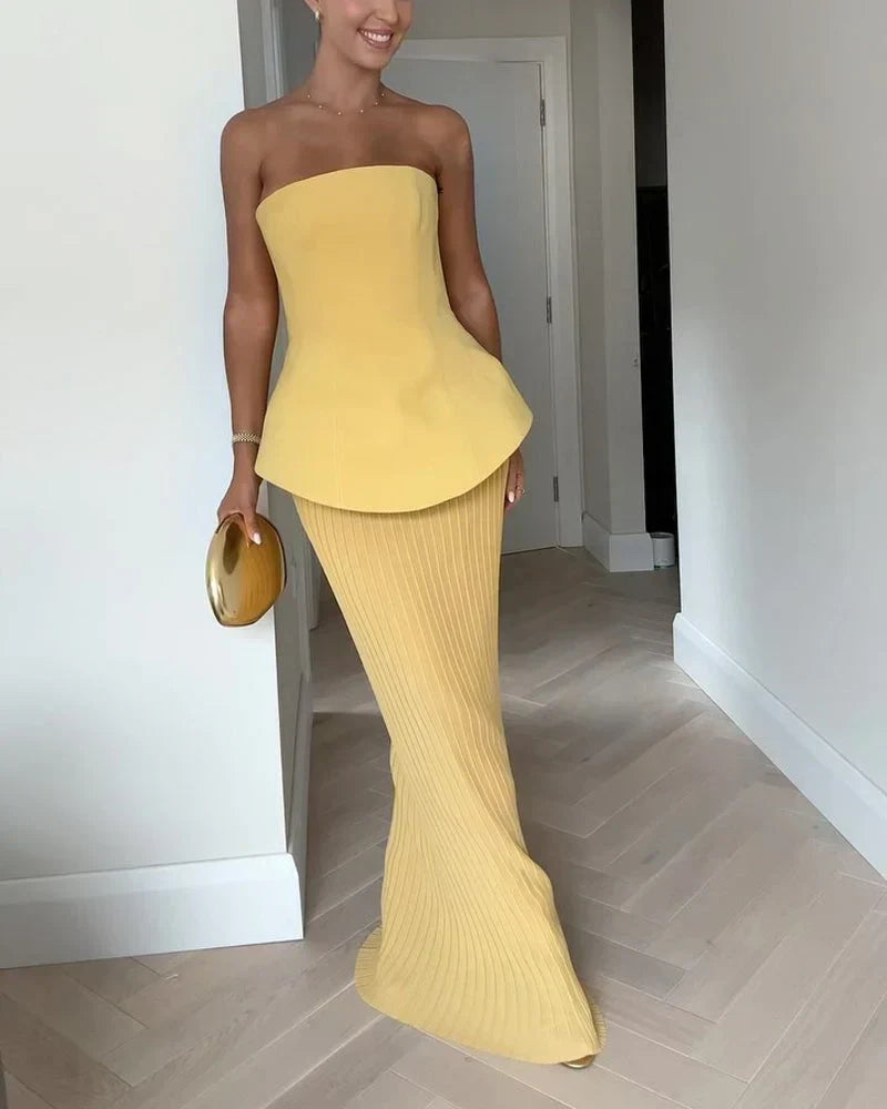 Ava | Sophisticated strapless dress