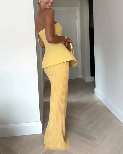 Ava | Sophisticated strapless dress