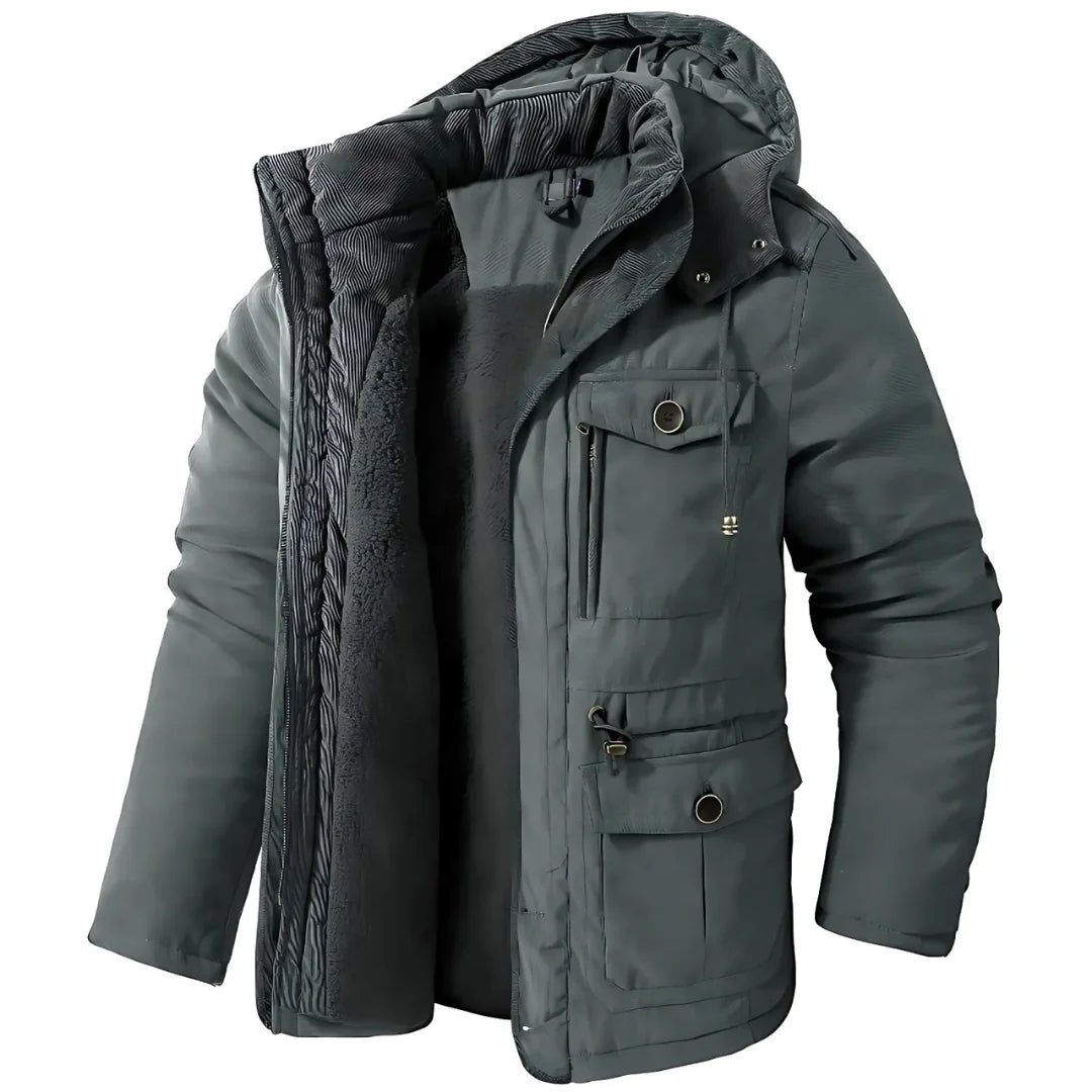 Thermal Insulated Men's Waterproof Parka Coat