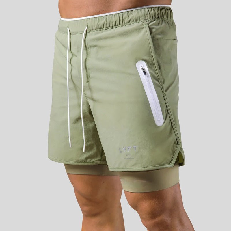 Breathable Athletic Men's Convertible Running Shorts