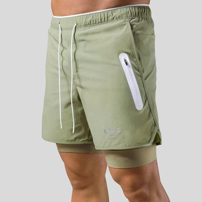 Breathable Athletic Men's Convertible Running Shorts