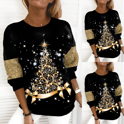 Festive Women's Christmas Sweatshirt Hoodie