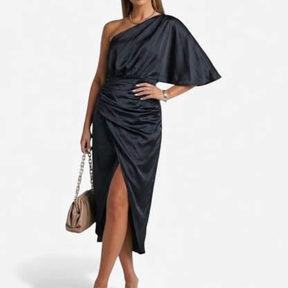 Chic Off The Shoulder Evening Dress