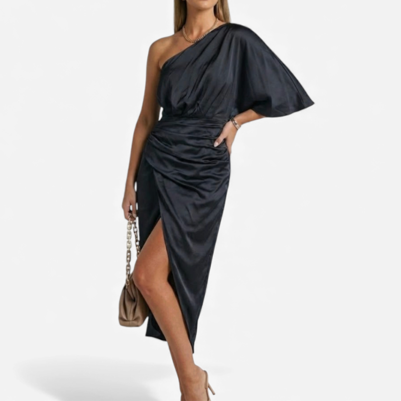 Chic Off The Shoulder Evening Dress