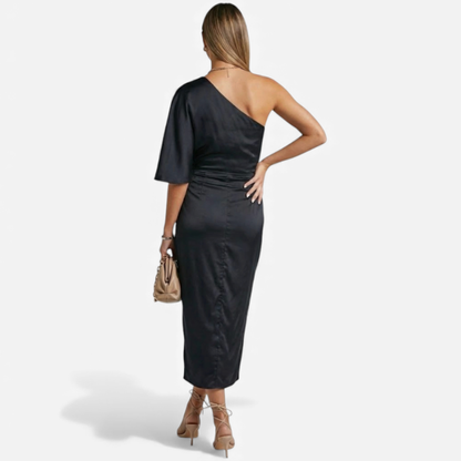 Chic Off The Shoulder Evening Dress