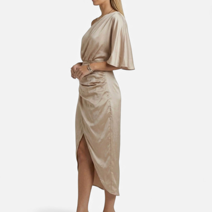 Chic Off The Shoulder Evening Dress